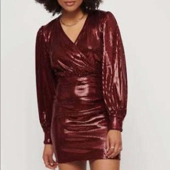 dynamite sequin dress Dynamite Simona Sequin Dress